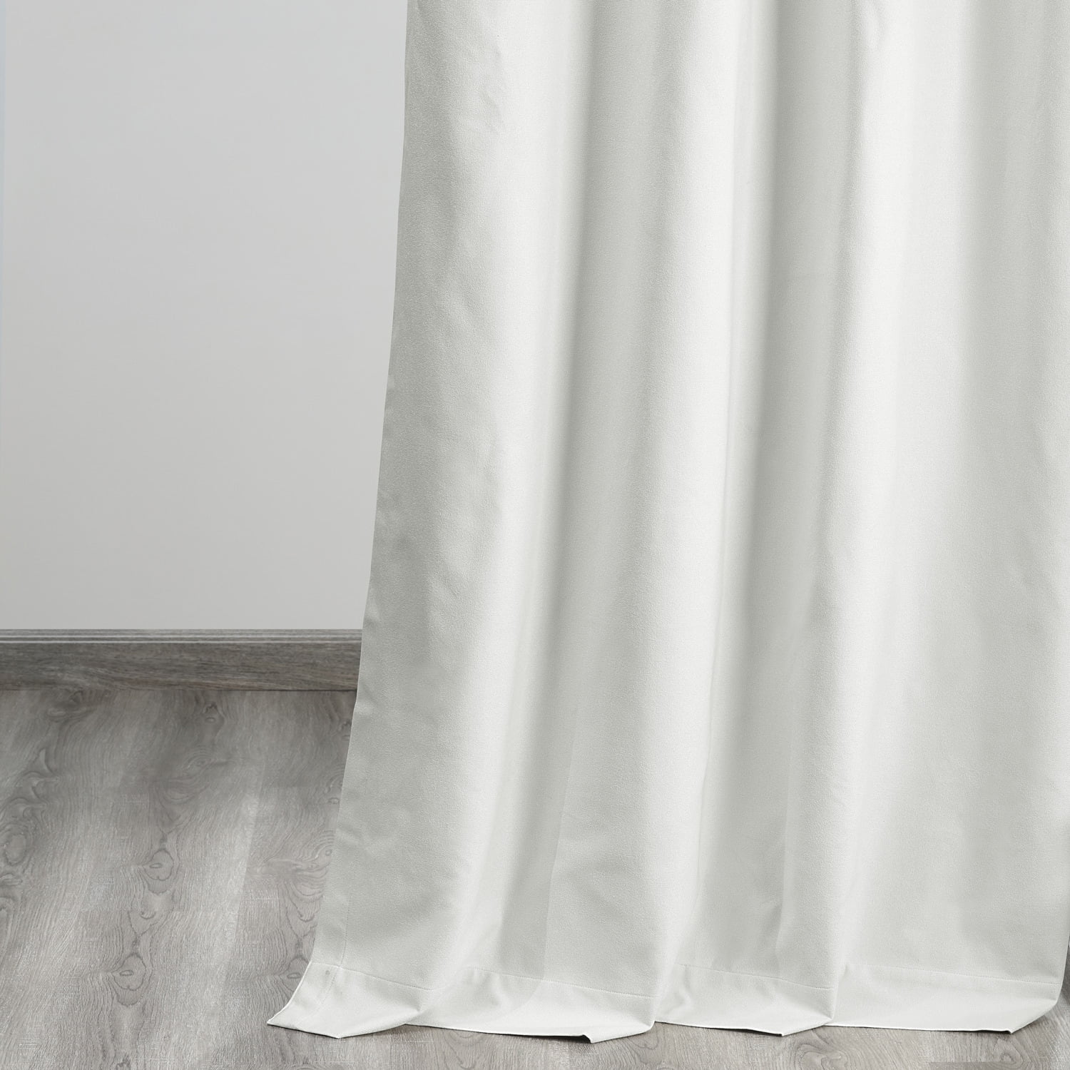 Starlight Off White Thermal Cross Linen Weave Blackout Grommet Curtain (1 Panel), Starlight Off White, 50W X 108L