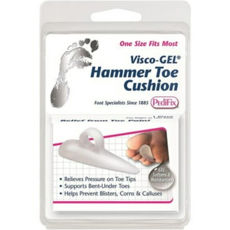 PediFix Visco-gel Hammer Toe Cushion, Medium Left 1 ea (Pack of 3)