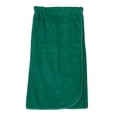 thumbnail image 1 of TowelSelections Women's Wrap Adjustable Cotton Terry Shower Bath Gym Cover Up with Snaps Small/Medium Viridis, 1 of 1