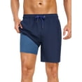 thumbnail image 6 of DAKIMOE Mens Swim Trunks with Compression Liner Quick Dry Board Shorts Beach Sports Short for Men Swimming Bathing Suits with Pockets Swimwear Surfing S to XL, 6 of 8