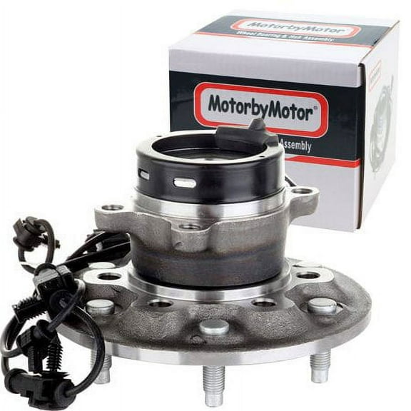 MotorbyMotor (4WD) Front Left Wheel Hub & Bearing Assembly Compatible with Chevy Colorado, GMC Canyon, Isuzu I-350 I-370 Hub Bearing w/5 Lugs, w/ABS, Driver Side-515110