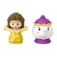 thumbnail image 2 of Set de figuras Fisher-Price Little People Princess Belle & Mrs Potts, 2 of 5