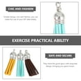 thumbnail image 5 of MEIBUTYUP 1Set Keychain Making Accessory Kit with Multi-Color Tassels for Decorative Use, 5 of 8