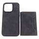 thumbnail image 1 of Funda protectora Nikou para iPhone 14 Pro Max 2 en 1 con recortes precisos y soporte para tarjetas Negro, 1 of 15