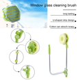 thumbnail image 2 of U Shape Telescopic High-rise Window Mirror Cleaning Glass Cleaner Dust Brush, 2 of 8