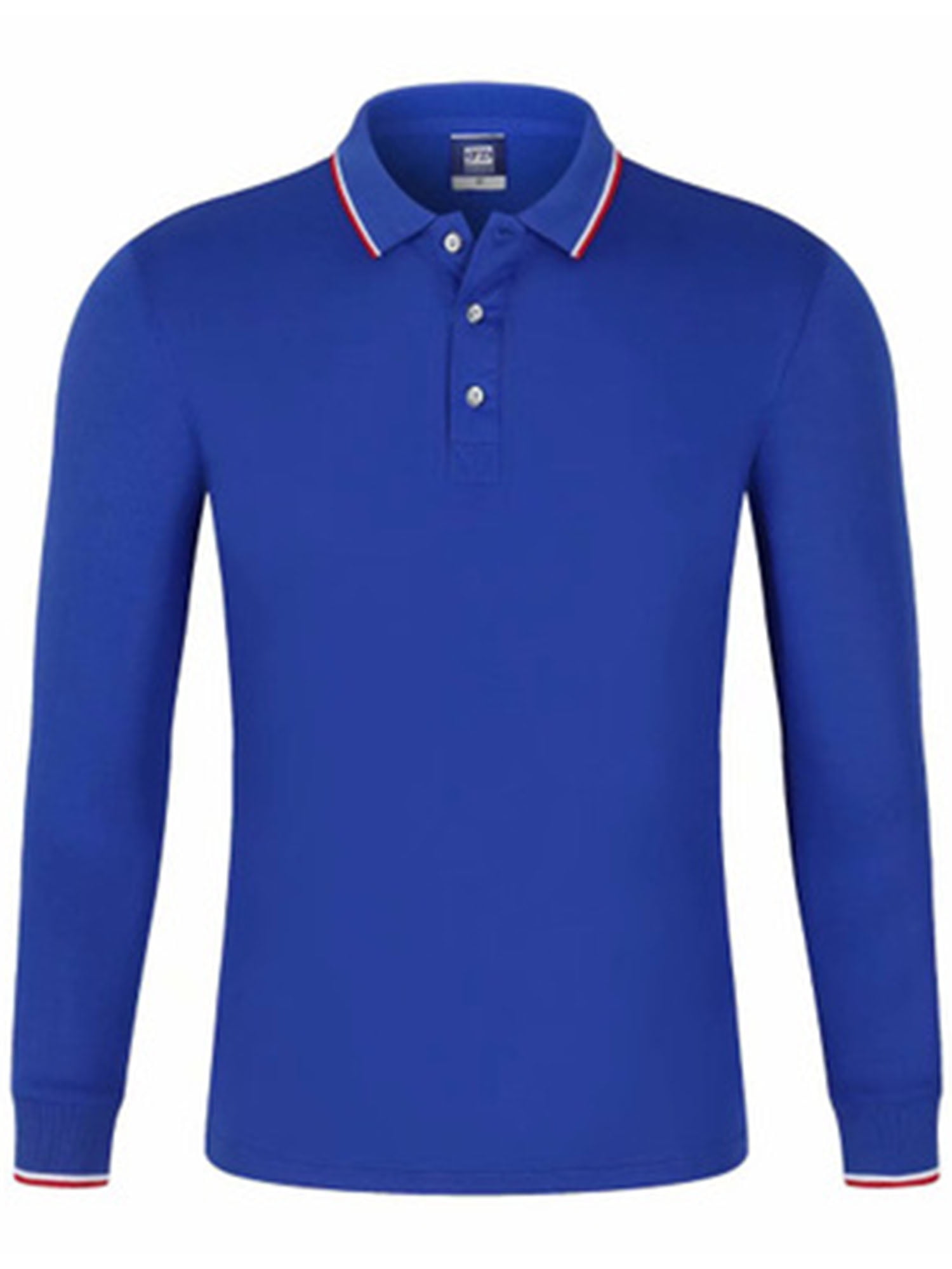 plain long sleeve polo