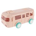 thumbnail image 2 of Kids Bus Shaped Water Bottle with Straw, Leak-Proof 16oz/500ml School Car Water Cup, BPA-Free PC & ABS, Movable Wheels, Double Sealed, Cute Portable Drinking Bottle for Children, 19.4x7.2x7.8cm, 2 of 2