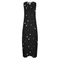 thumbnail image 4 of Lenago Robe de Maternité Grande Taille pour Femme Mode Aguichant Vintage à Col en V Sans Manches avec Poche Imprimée Robes de Plage pour Fête Robes d'Été de Plage en Liquidation, 4 of 5
