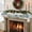 White, variant on Christmas Mantle Scarf 90x17 Inch, Teal Pumpkins Fall Fireplace Christmas Decorations Cover Runner, Thanksgiving Rustic Autumn Leaves Christmas Mantel Decorations Xmas Holiday Mantel Scarves