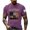 Purple, variant on Never Forget 911 Retro USA Tee for Men and Women with Patriot Day Print and Vintage Green Fabric Featuring 9/11 Memorial Tops for Remembrance Events Church Army Green L