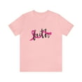 thumbnail image 2 of Faith To Fight And Win Against Breast Cancer Unisex Short Sleeve T-shirts, 2 of 12