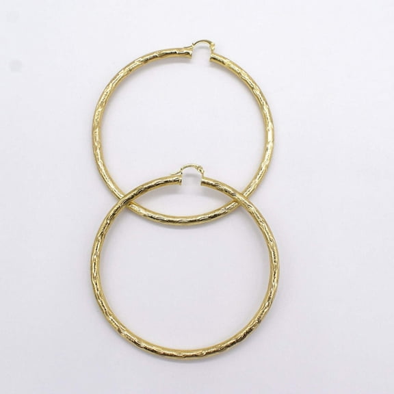 JoeytheJewelryNY 18k Layered real gold filled Round hoop earrings #52