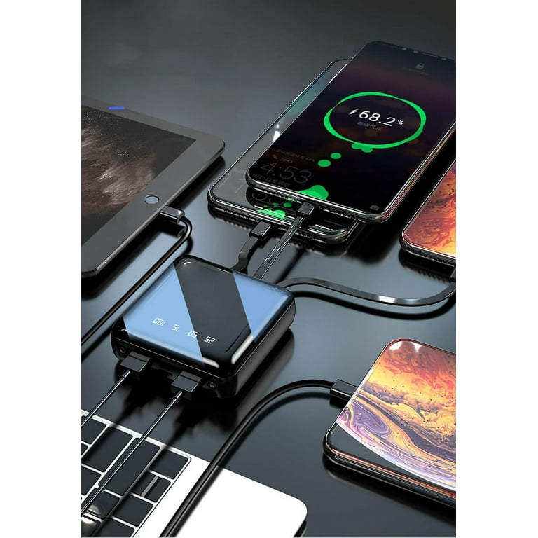 Power Bank Mini New External Battery 2 USB LCD Portable Mobile