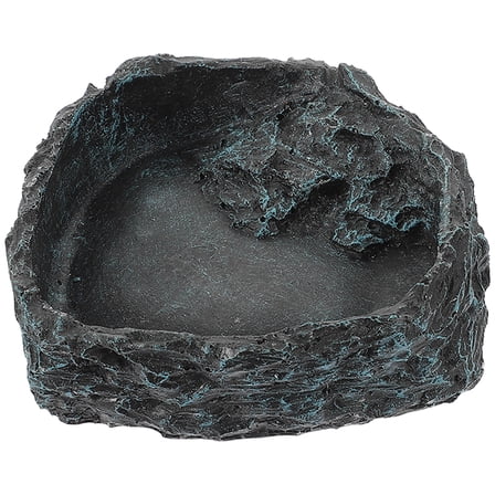 HOKARUA Reptile Water Dish Food Bowl Worm Feeder Reptile Dish Feed Feeding Water Bowl for Gecko