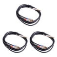 thumbnail image 2 of Seitruly 6,35mm TRS Dual RCA Cable auriculares adaptador conector amplificador interconector micrófono Multimedia accesorios 1,8 m 1.8 m 3Conjunto, 2 of 6