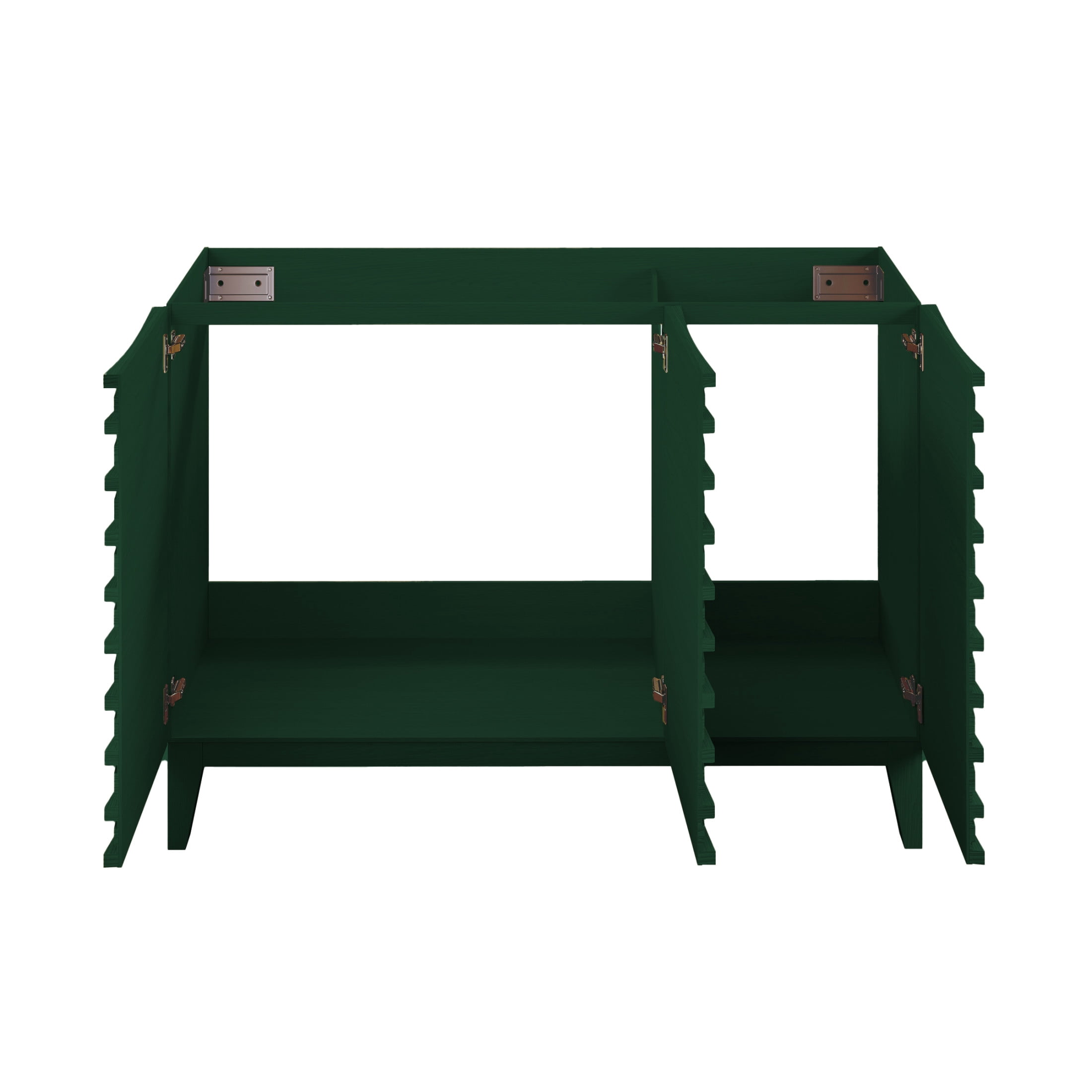Cascade 48" Freestanding Bathroom Vanity Cabinet without Top in Green Oak
