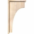 thumbnail image 3 of 7 1/2"W x 14"D x 26"H Huntington Smooth Corbel w/Backplate, Douglas Fir, 3 of 9