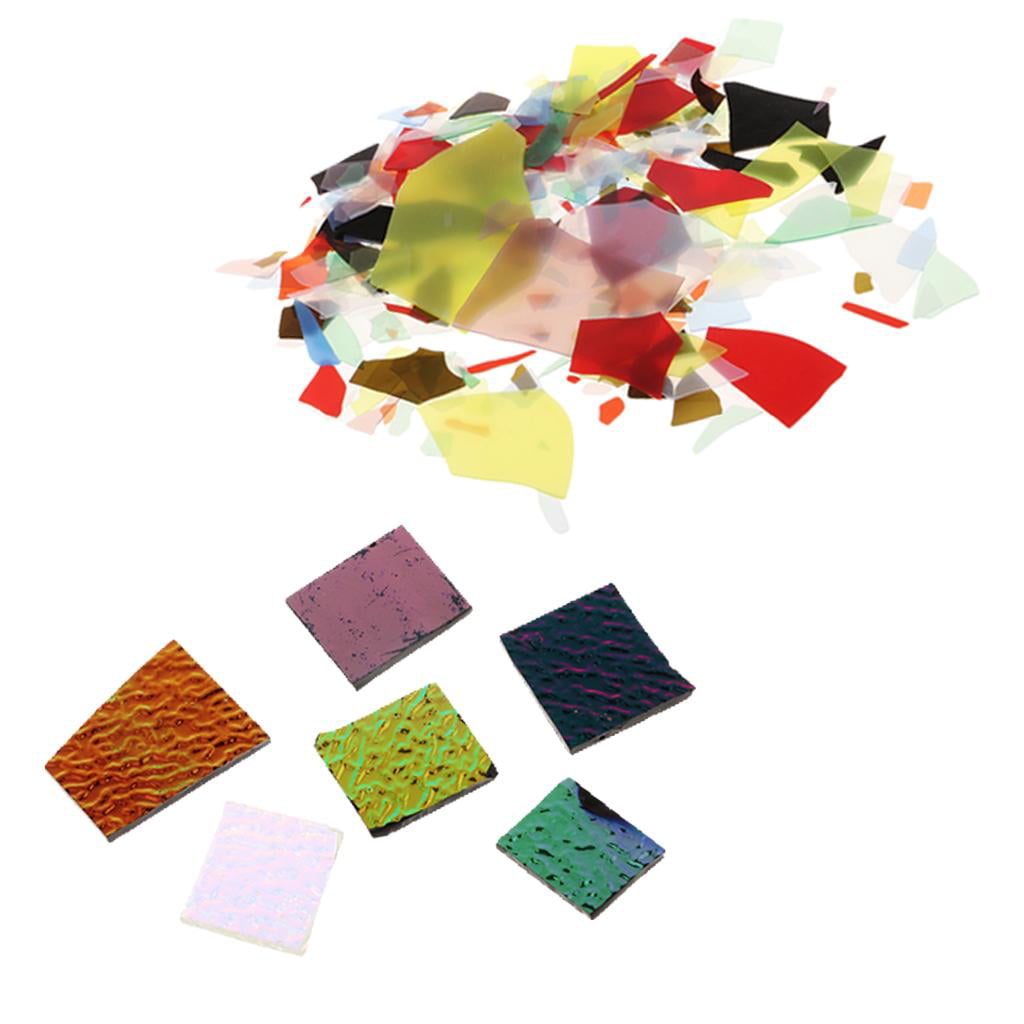 28g Mixed Colors Kiln Fusing Glass Confetti for Microwave Kiln Fusing Supply 