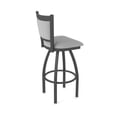 thumbnail image 2 of 870 Hadleigh 36" Swivel Bar Stool with Pewter Finish and Canter Folkstone Grey Seat and Back, 2 of 5