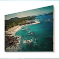 thumbnail image 2 of Designart "Finding Paradise in the Caribbean II" Landscapes Print on Natural Pine Wood, 2 of 5