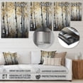 thumbnail image 4 of Designart "Enchanted Wonderland of Birch Trees V" Tree Metal Art Print, 4 of 5