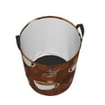 thumbnail image 3 of Balery Sloths Need More Coffee Round Laundry Basket with Handles Waterproof Freestanding Laundry Hamper for Clothes Toys in the Dorm and Family-Medium, 3 of 8