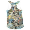 thumbnail image 2 of Doctor Who Comic Covers Racerback Juniors Tank Top, 2 of 2