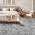 thumbnail image 4 of Jingle bears Fluffy Large Area Rug 10x12 Rug Gray Faux Sheepskin Fur Rug for Living Room Bedroom Nursery Room Rectangle Fuzzy Plush Rug, 4 of 7