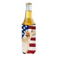 thumbnail image 2 of Carolines Treasures BB9388MUK Yellow Labrador 2 Patriotic Michelob Ultra Hugger for slim cans  Slim Can multicolor, 2 of 3