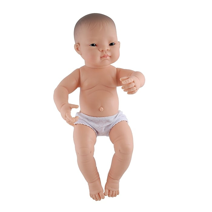 Miniland Miniland31055 Baby Doll Asian Boy W/O Underwear Multi-Color 