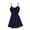 Blue, variant on Lingerie for Women Strap Lace Silk Nightgown for Women V-Neck Comfy Lounge Dress Nighties for Women