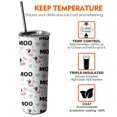 thumbnail image 6 of 20oz White Cow Moo Heart Pattern Skinny Tumblers Stainless Steel Tumbler with Lid and Straw,Vacuum Insulated Double Wall Travel Tumbler Cups with Cleaning Brush for Coffee,Tea, 6 of 6