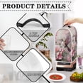 thumbnail image 4 of HELLHERO Protects Against Scratches Polyester Kitchen Blender Dust Cover Butterfly Garden Multifunctional Dust Cover for Kitchen, 4 of 6