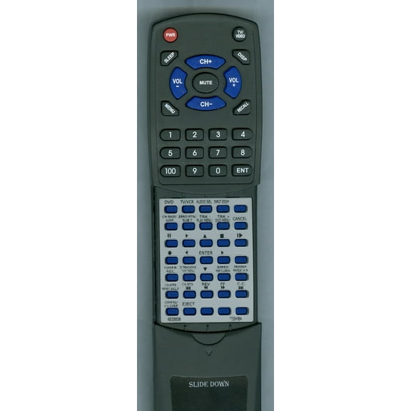 Replacement Remote for TOSHIBA 72783959, RT72783959, WCSBU2, MW24F52, MW24F51