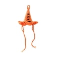 thumbnail image 2 of HUASHENG Hand Knitted Halloween Hats For Dogs And Cats Orange & Black Styles, 2 of 5