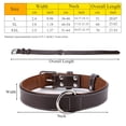 thumbnail image 4 of Collar De Perro Collar De Perro Cómodo Collar De Perro Suave Ajustable Antipérdida Cómodo Suave Duradero Collar Para Perro Suministros Para Mascotas Café, XL Ccdes Otros, 4 of 8