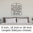 thumbnail image 2 of In His Great Mercy He Has Given Us New Birth Peter Faith Wall Decals for Walls Peel and Stick wall art murals Black Small 8 Inch, 2 of 2