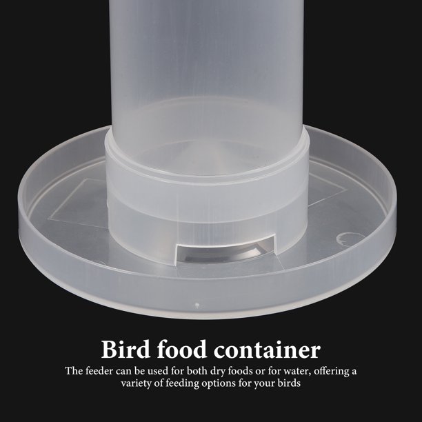 unbranded Alimentador Automático Para Pájaros Con Transparente Para Uso En Casa