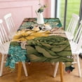 thumbnail image 5 of Rectangle Table Cloth, Waterproof Heavy Duty Vinyl Tablecloths, Wipeable Washable Table Cover Floral Rustic Seasonal Table Cover for Party Picnic Dinner Decor (Boho, 60" X 120"), 5 of 7
