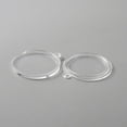 thumbnail image 2 of 20 pc Transparent Acrylic Big Pendants for Coin Collection Flat Round Clear 52.5x47x6.5mm Hole: 2mm Acrylic, 2 of 2