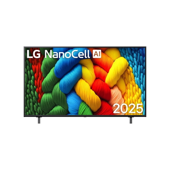LG 55” Inch LG NanoCell AI NANO80 4K Smart TV (2025 Model - 55NANO80AUA) – Open Box