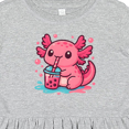 thumbnail image 4 of Inktastic Summer Axolotl Girls Toddler Dress, 4 of 5