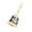 Blue, variant on Vintage Embossed Floral Hand Bell, Multi-Color Ornate Metal Call Bell, Decorative Handheld Service Bell for Wedding, Dinner, Home Decor, Holiday Craft Ornament,4.3*2 in.