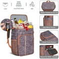 thumbnail image 2 of Ethnic Insulated Cooler Backpack - Colorful Decorative Design 20L Leakproof Picnic Backpack for Families, Workers & Students, Multi-Pocket, 2 of 5