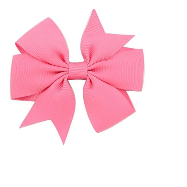 5 different colors 3.15 Inches Ribbon Hair Bows for Baby Girls, Toddler Bows Hair Clip Birthday Gifts