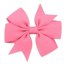 thumbnail image 1 of 5 different colors Girls' Classic Hair Bow with Plain Wrap Center on a Hair Clip, Handmade, Small Sized Bow, 1 of 5
