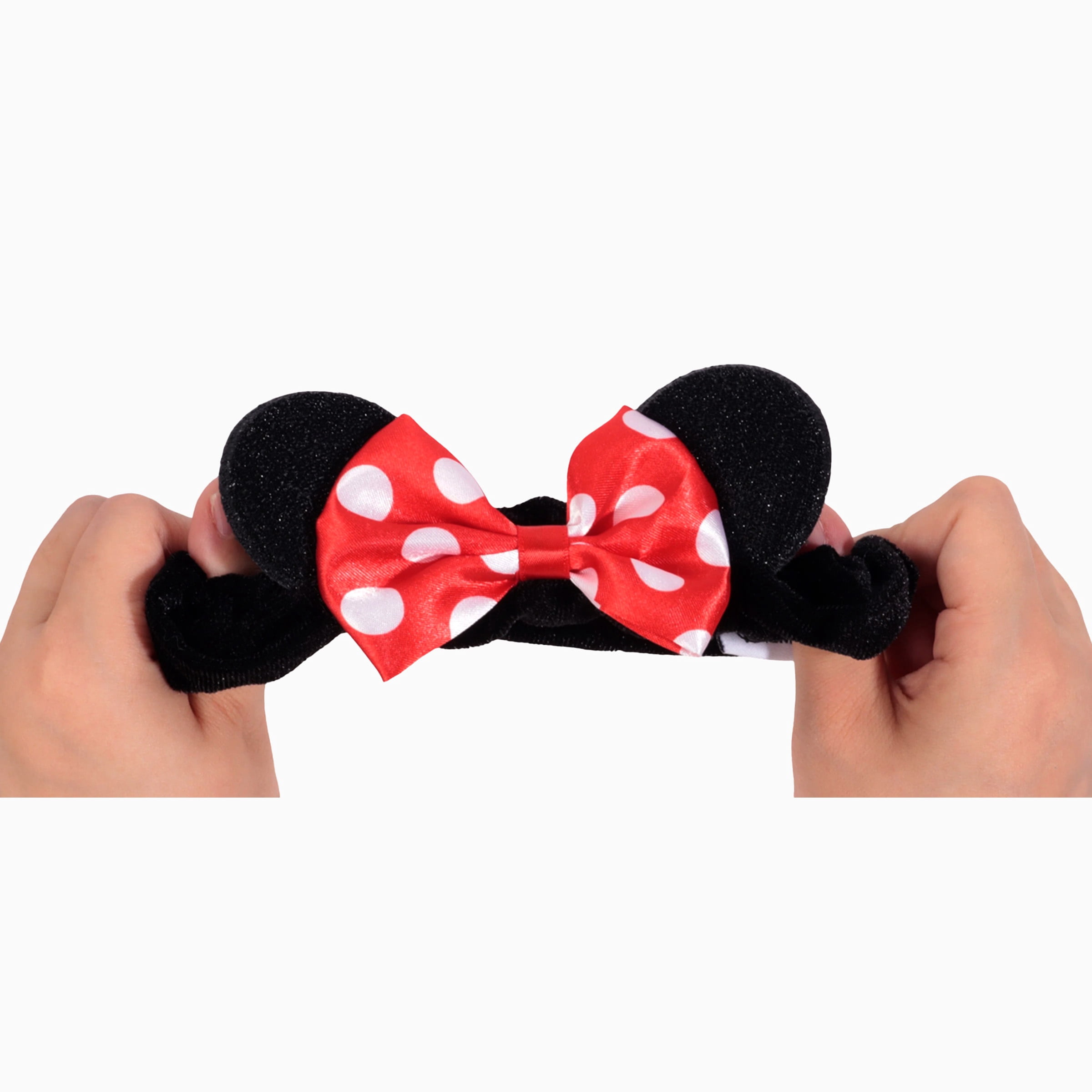 Disney Minnie Mouse Girls Scrunchies 3 Pack Hair Ties Back to School Gift
