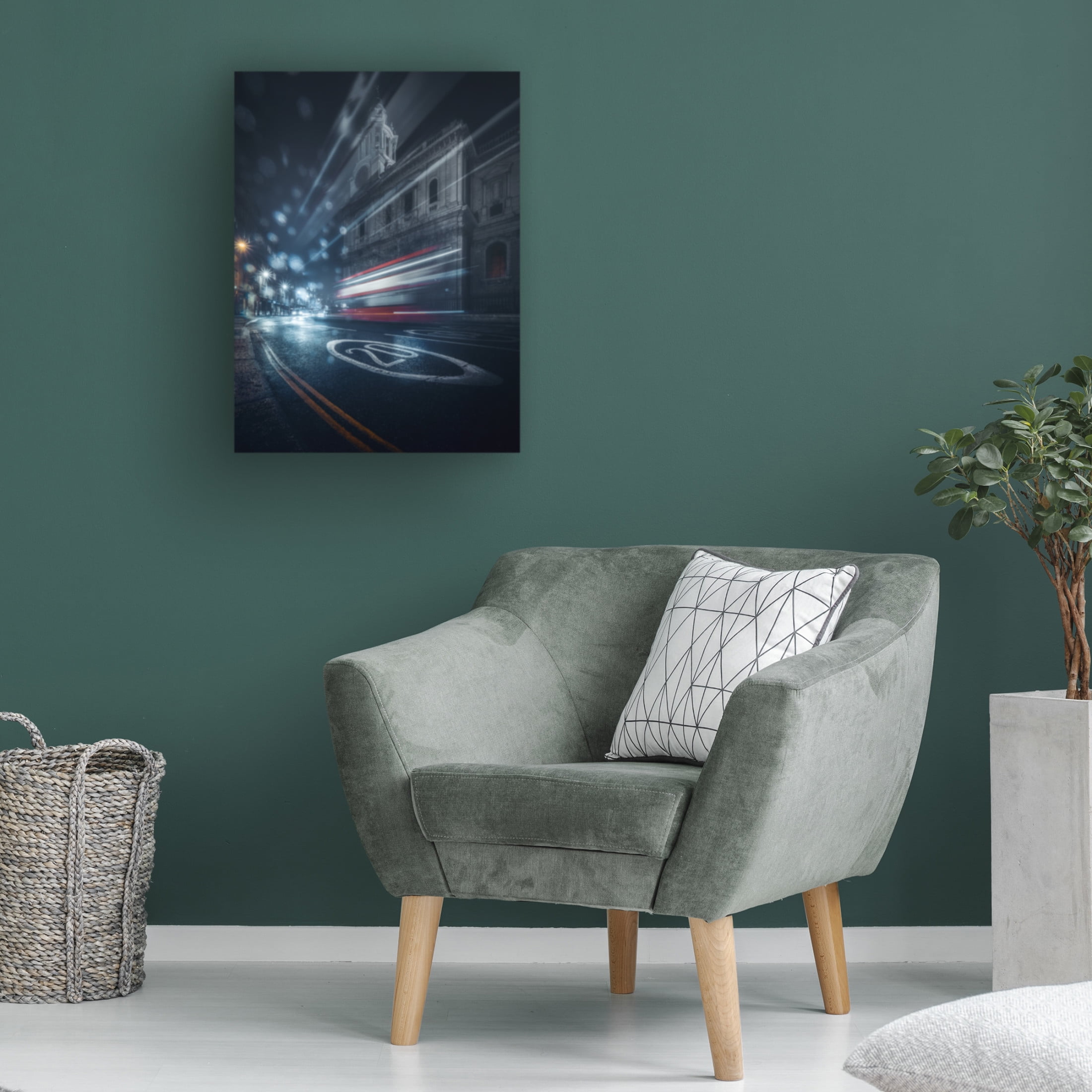 Canvas Wall Art - David George 'Hustle' Wall Art for Living Room, Bedroom, or Office Décor by Trademark Fine Art - 24 x 32 Inches