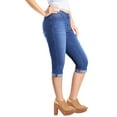 thumbnail image 3 of Stretchy 5 Pocket Skinny Capri Jeans, 3 of 3