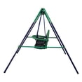 thumbnail image 4 of ALEKO BSW02 Portable Folding Toddler Baby Swing Chair - Blue and Green, 4 of 7